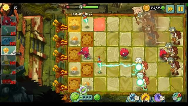 Растения против зомби 2/Plants vs Zombies 2 :  Lost City миссия 2 (новое растение)