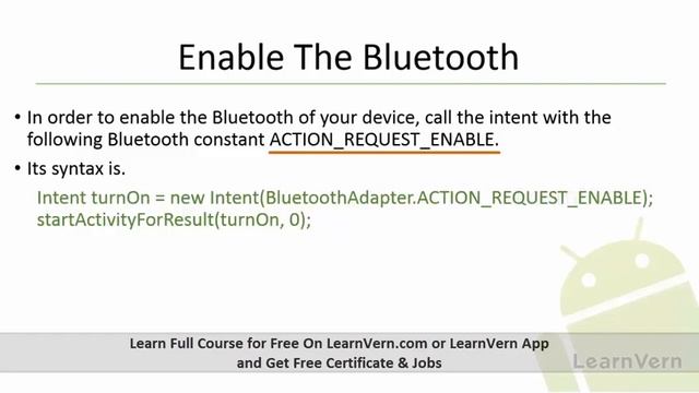 What is Bluetooth Adapter in Android? Free Tutorial Video in Hindi - LearnVern