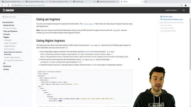 8. Tekton Triggers & GitHub WebHooks - CI/CD with Tekton & ArgoCD
