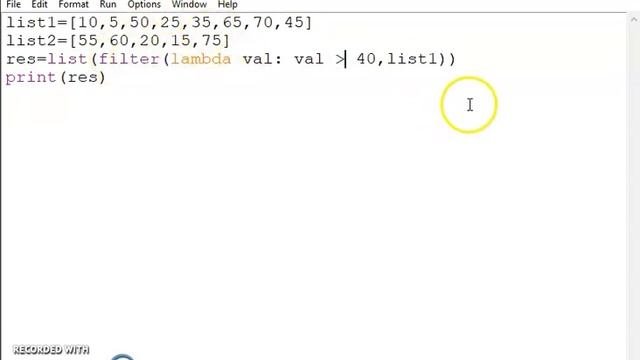 filter  function in Python