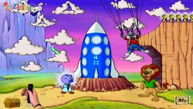 Reader Rabbit Preschool | Sparkle Star Rescue | Full Movie Game | ZigZag Kids HD