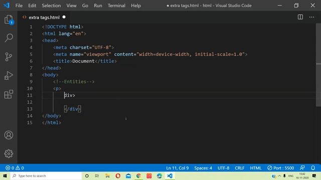 HTML Tutorial in Hindi [Part 36 ] - How to Use HTML Entities to Add Special Characters to Web Pages