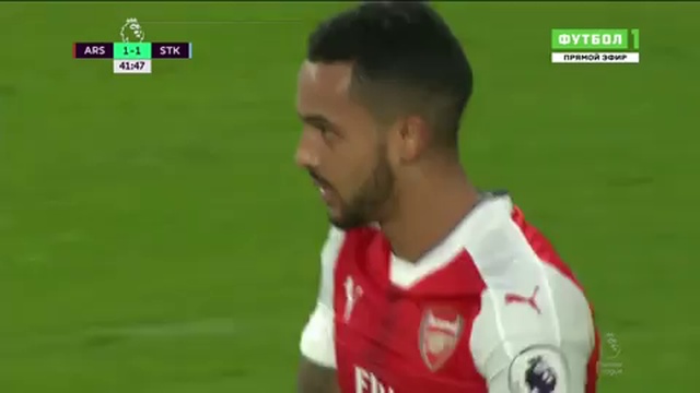 Арсенал 3- 1 Сток Сити Голы