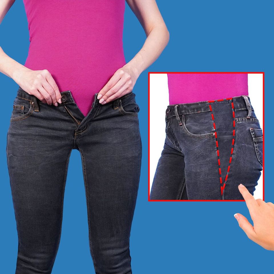 Как увеличить джинсы в талии - мой идеальный лайфхак для шитья