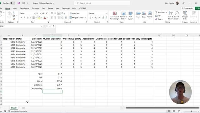 How to Analyze Satisfaction Survey Data in EXCEL using COUNTIF ☑️ [EXCEL TIPS ??]