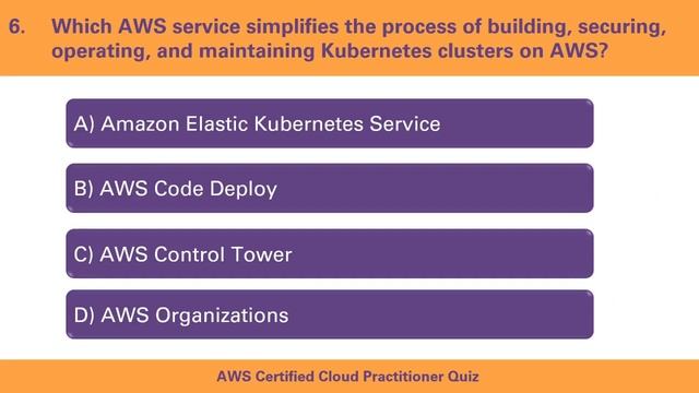 10 REVISION Questions from Domain 3: Technology-Deployment  AWS Certified Cloud Practitioner exam