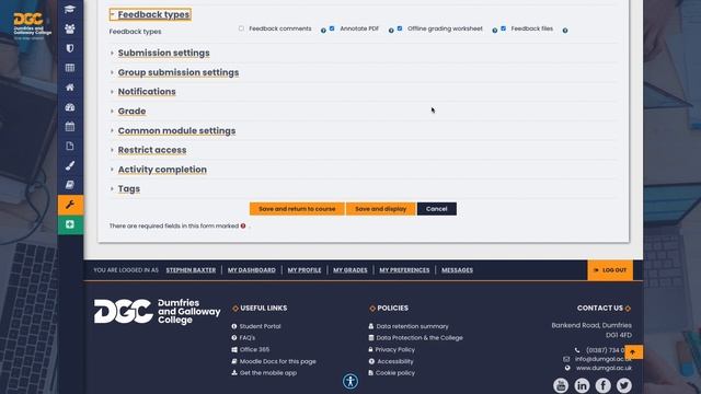 Moodle Monday Assignment part 1 - submission