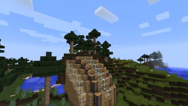 Как построить коттедж в горе в minecraft - туториал