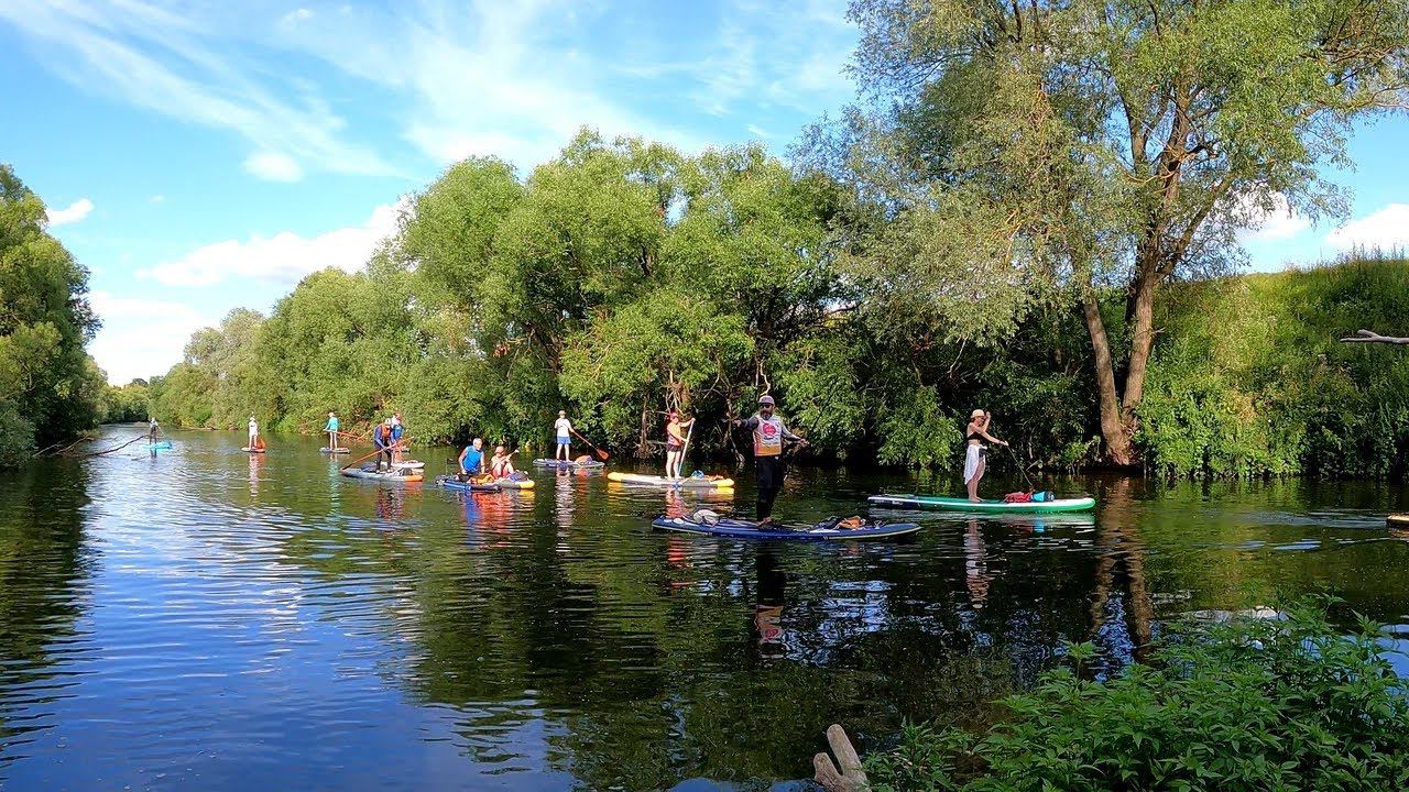 Река Осётр на SUP от Зарайска до Радушино 30072022