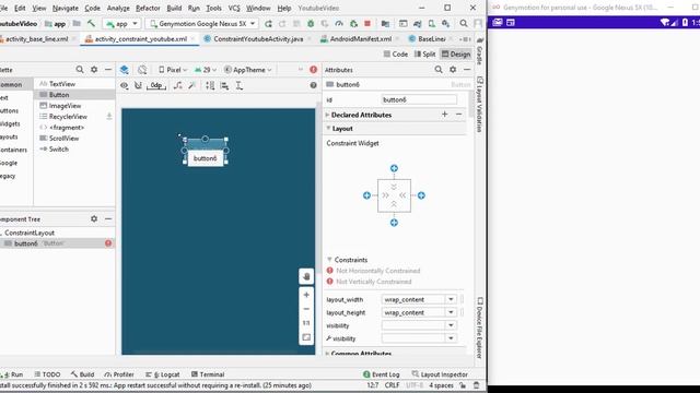 Android X With Java From A to Z: Constraint Layout-Part 01
