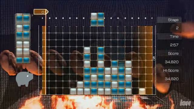 Lumines Supernova PlayStation 3 Gameplay - Jumpin Beans