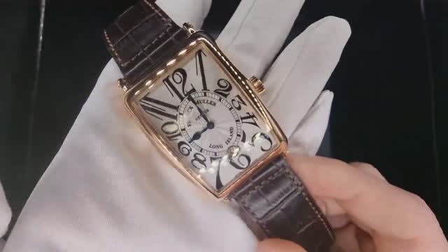 Часы Золотые Franck Muller Long Island 1150 SC DT Gold