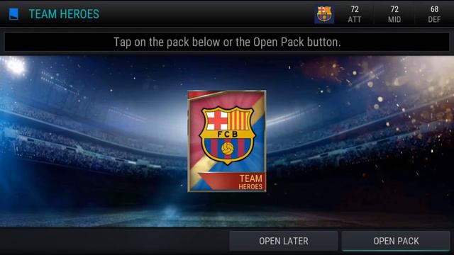 TEAM HERO BARCELONA PACK?!? | FIFA 17 Mobile