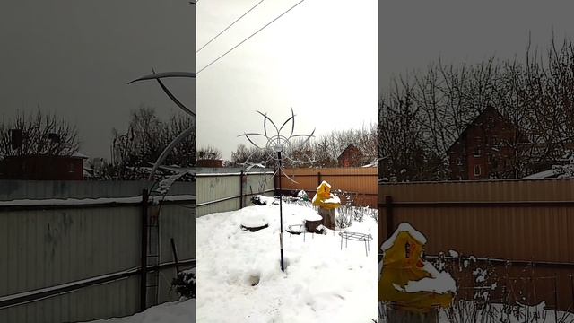 Кинетическая скульптура  - ветряк своими руками