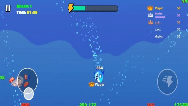 Mini Game fishdom Eat Fish.IO ads, help fish attack boss