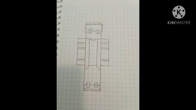 Скин Пикселя из Майнкрафт! По клеточкам?рисунки