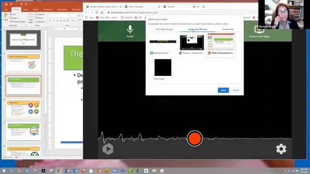 Using Panopto to Create a Narrated PowerPoint