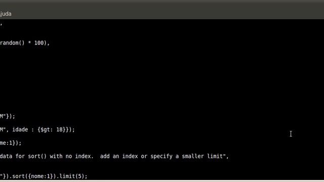 MongoDB - Shell - Demonstração Simples