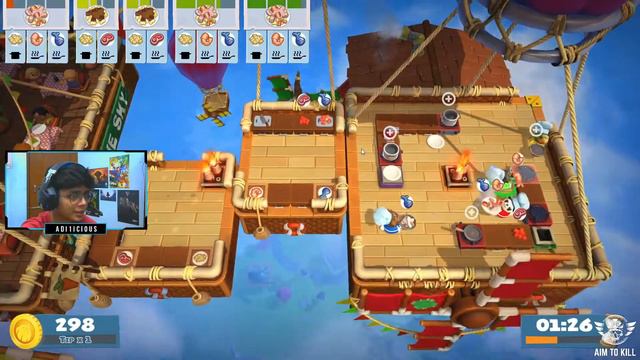 [LIVE] !giveaway | Overcooked 2 | Top MasterChef | Fun Gameplay | Party Game | HIN/ENG #A2K #EP1