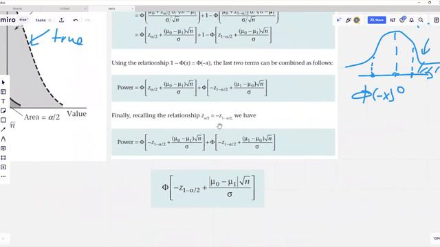 Power, Type I, Type II errors, sample size determination