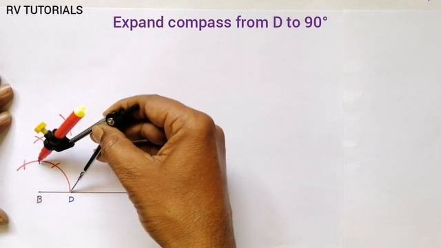 How to Construct 70  35 Degree Angle With Compass  70  35 Degree Angle With Compass