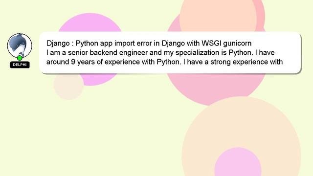 Django : Python app import error in Django with WSGI gunicorn