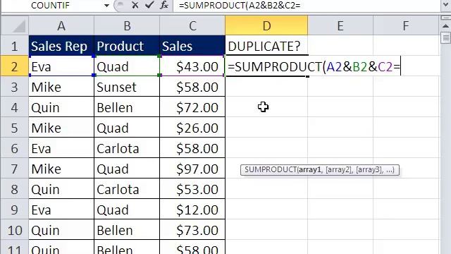 Excel Magic Trick 577: Find Duplicates, Then Extract Unique Records