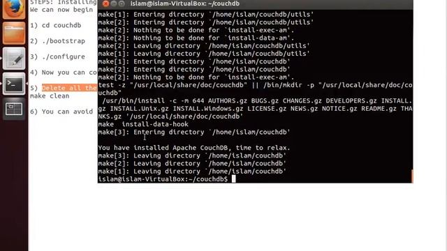 Installation of CouchDB on Ubuntu, [Part 3/3]
