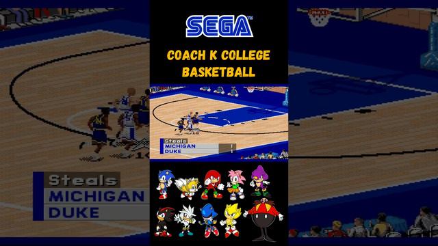 Coach K College Basketball | Sega Mega Drive (Genesis).