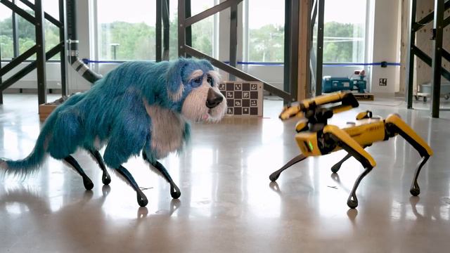 Компания  Boston Dynamicc анонсировала пушистого робота - пса по имени Sparkles