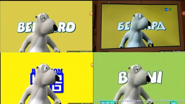 Заставка Бернард На 4 языках сразу . Screensaver Bernard In 4 languages at once .