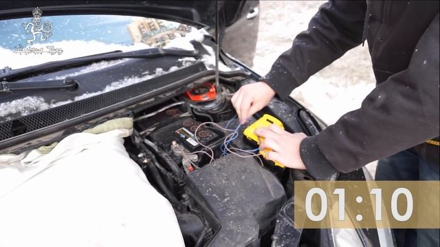 Прикуриваем дизель в -20 от DeWALT!!!