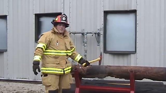 How To Use A Fire Ax - Maritime Firefighting