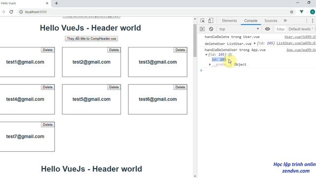 Lập trình VueJs - 28 Tìm hiểu Event Up trong Vue Phần 02