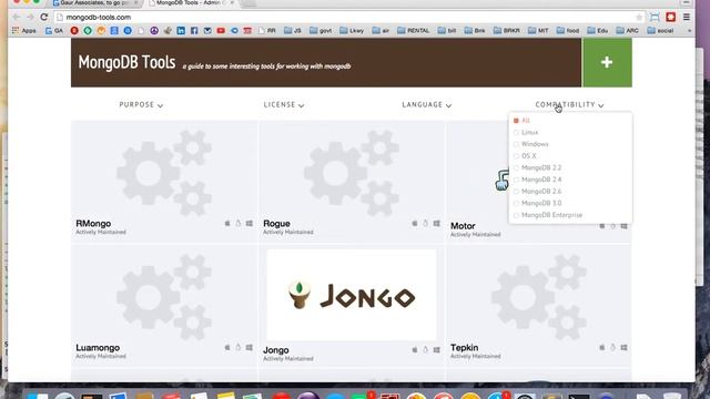 In 2 minutes learn about available MongoDB tools