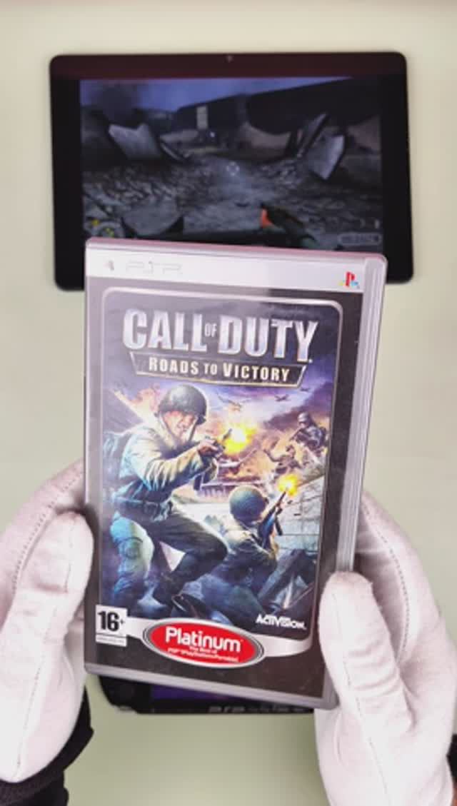 Call of Duty Road to Victory PSP Platinum