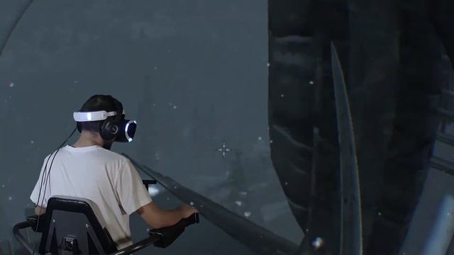 PSVR Skyrim on the VR Chair