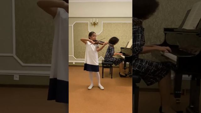 Тартини, «Покинутая Дидона». Данкля, Этюд N13, op.73. Мишель Чапкевич, 10 лет