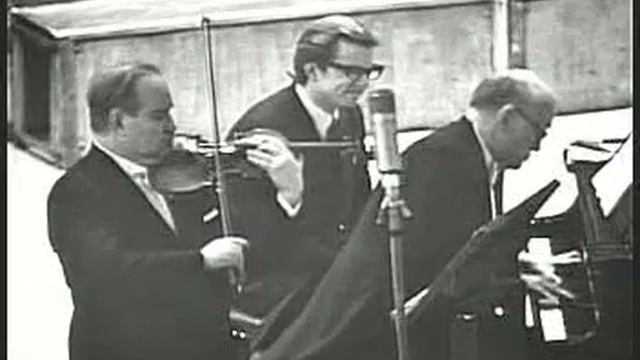 D. Oistrakh and S. Richter play Bartok Sonata No.1 for Violin and Piano