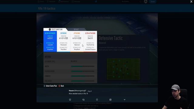 TACTICS/INSTRUCTION IDEAS FOR NEW FORMATIONS IN FIFA 19 - CONCEPT VIDEO