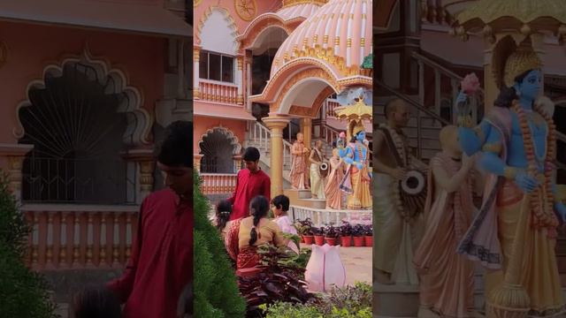 Iskcon Mandir Birbhum 🕉️🙏 #isckon #krishna #krishnabhajan #sanatandharma #bhakti #bharat #india