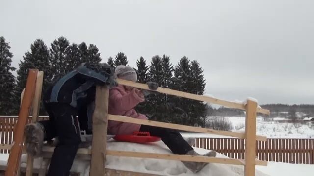 У Саши на даче