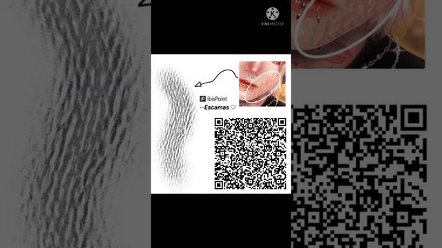 QR- коды на кисти в ибис