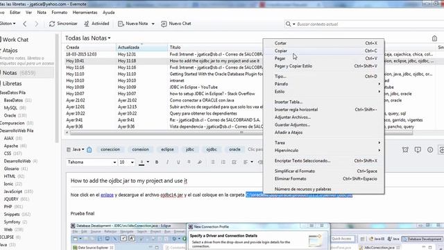 conexion a oracle desde eclipse java ee
