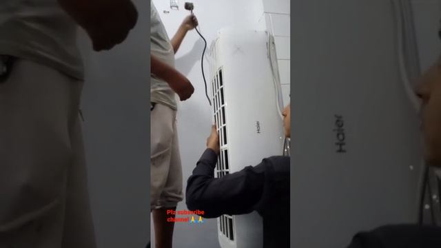 Haier DC Inverter AC#foryou 1 ton #foryou #viral Hard work and successful??#100kview