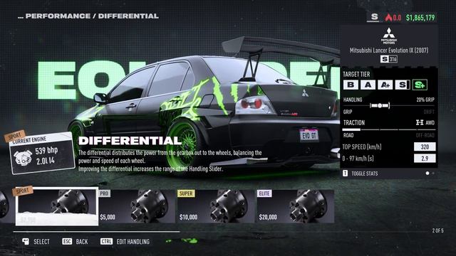 Rebuilding Mitsubishi Lancer Evolution IX in NFS Unbound - Logitech G923