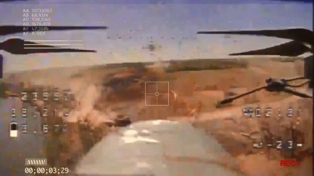 ‼️🇷🇺🇺🇦 ⚡На счету 🅾️тважных еще один американский танк Abrams, подбитый под Красногоровкой