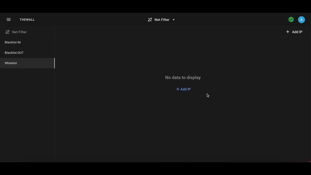 Создание IP-адреса в белом списке Whitelist  TheWall Firewall