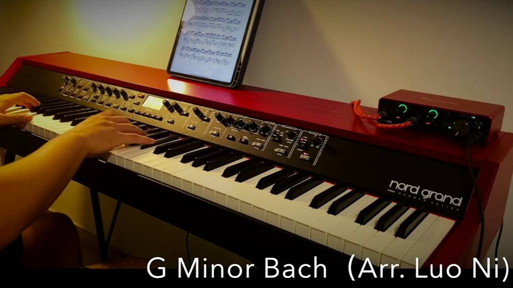 G Minor Bach (Arr. Luo Ni) Nord Grand