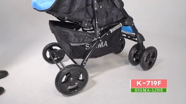 Обзор Детской коляски  K-719F Сигма Лайн